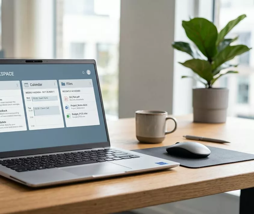 IT-werkplek met gereedschap voor support